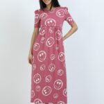 Full length pure coton maternity wear Smily Rosebud