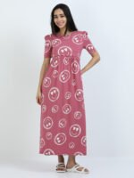 Full length pure coton maternity wear Smily Rosebud