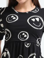 Full length pure coton maternity wear Smily Black - Image 6